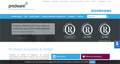 Desktop Screenshot of prodware-innovation-design.fr